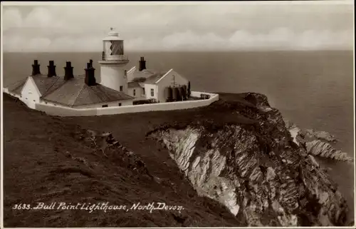 Ak North Bovey Devon South West England, Bull Point Lighthouse