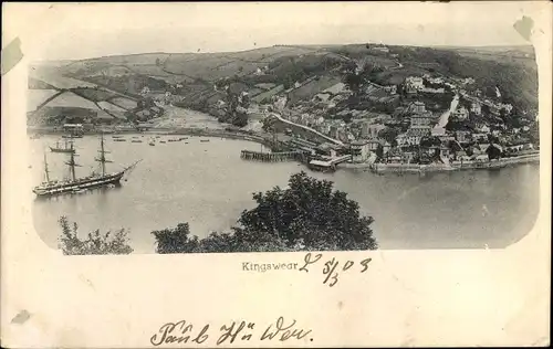 Ak Kingswear South West England, View, Harbour