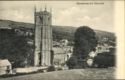 Ak Combartin South West England, Combmartin Church