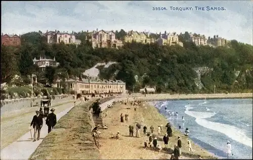Ak  Torquay South West England, The Sands
