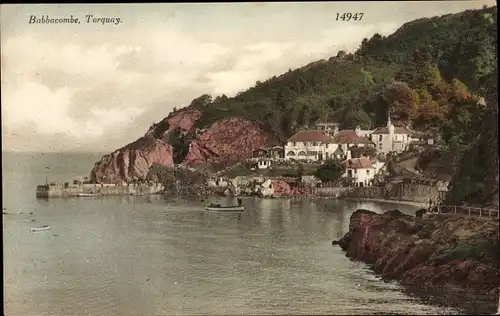 Künstler Ak Torquay South West England, Babbacombe