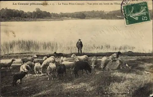 Ak Creuse Frankreich, Le Vieux Patre Creusois