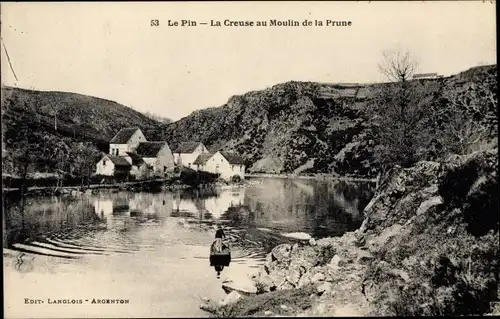 Ak Le Pin Creuse, La Creuse au Moulin de la Prune