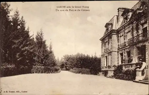 Ak Larise Creuse, Un coin du Parc et du Chateau