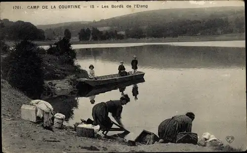 Ak La Courtine Creuse, Les Bords de l'Etang