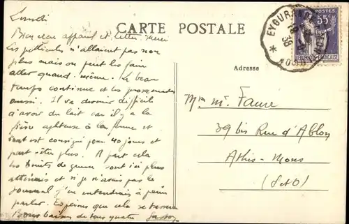 Ak Creuse Frankreich, Les bords de la Creuse