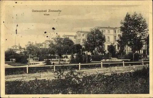 Ak Ostseebad Zinnowitz auf Usedom, Villen