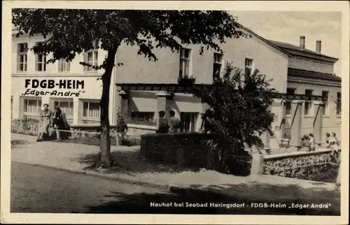 Ak Neuhof bei Ostseebad Heringsdorf auf Usedom, FDGB Ferienheim Edgar André