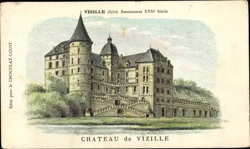 Ak Vizille Isere, Le Chateau