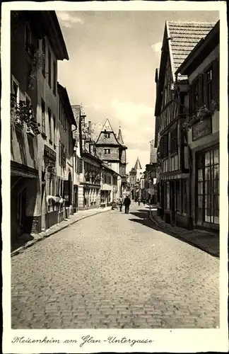 Ak Meisenheim am Glan, Untergasse