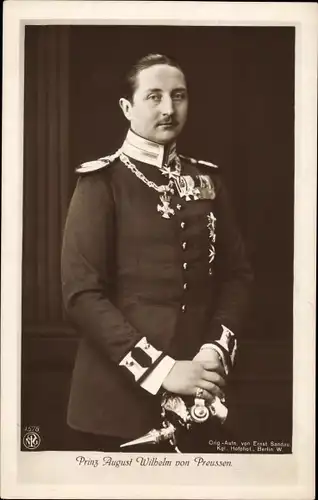 Ak Prinz August Wilhelm von Preußen, Portrait, NPG 4578