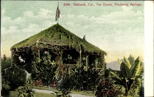 Ak Oakland Kalifornien, Tea House, Piedmont Springs