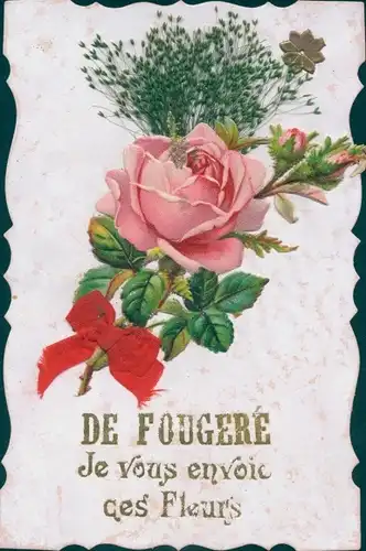 Material Ak Fougeré Maine-et-Loire, Je vous envoie ces Fleurs