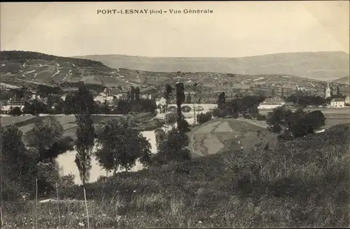 Ak Port Lesney Jura, Gesamtansicht