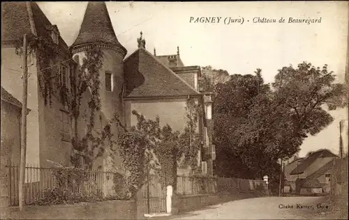 Ak Pagney Jura, Château de Beauregard