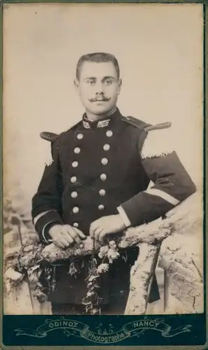 Kabinett Foto Französischer Soldat, 3. Republik