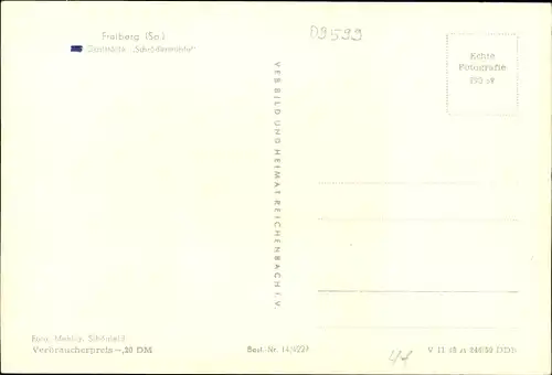 Ak Freiberg in Sachsen, Gaststätte Schrödermühle