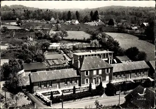 Ak Marsac Creuse, L'Ecole, Flugbild