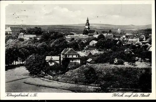 Ak Königsbrück in der Oberlausitz, Blick auf die Stadt