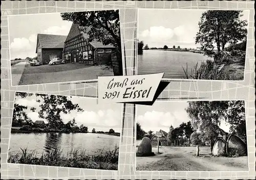 Ak Eissel Thedinghausen Niedersachsen, Gasthof, Seeblick