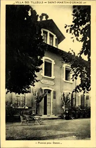 Ak Saint Martin d'Uriage Isere, Villa des Tilleuls