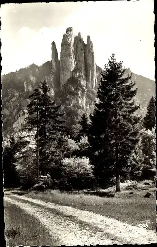 Ak Villard de Lans Isere, Les Trois Pucelles