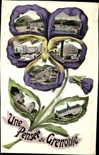Ak Grenoble Isère, Environs, Souvenir