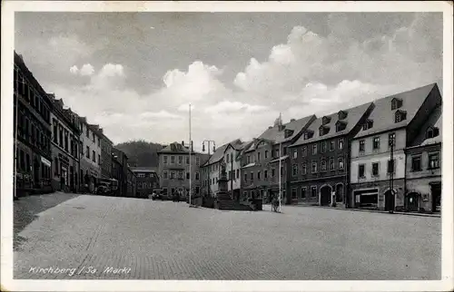Ak Kirchberg in Sachsen, Markt