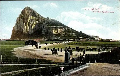 Ak Gibraltar, Rock from Spanish Lines
