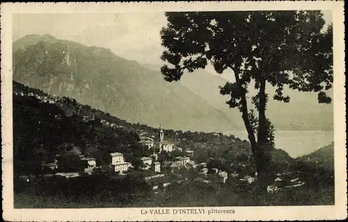 Ak Lanzo d'Intelvi Lombardei, Panorama Generale