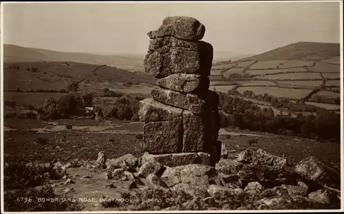 Ak Dartmoore Devon South West England, Bowerman's Nose