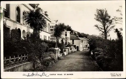 Ak St. Mawes Cornwall South West England, Castle Road