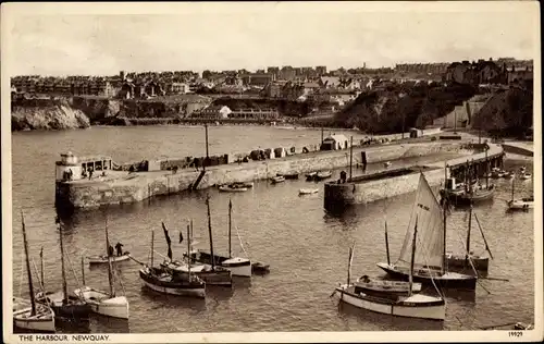 Ak Newquay Cornwall England, The Harbour