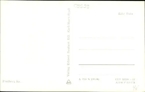 Ak Freiberg in Sachsen, Panorama