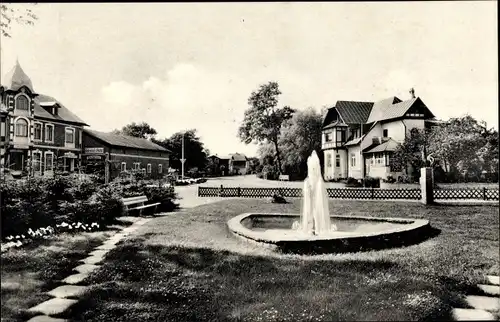 Ak Tarp in Schleswig Holstein, Springbrunnen