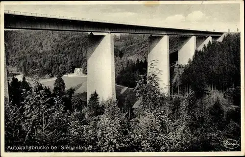 Ak Siebenlehn Nossen Landkreis Meißen, Größte Autobahnbrücke Deutschlands