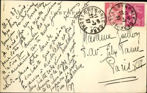 Ak La Berarde Isere, La Tete de la Maye et la Meije