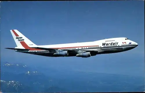 Ak Flugzeug, Boeing 747, Wardair Canada