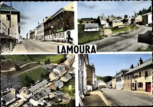 Ak Lamoura Jura, Dorfpartie, Strassenansicht, Luftbild
