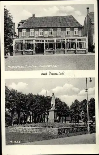 Ak Bad Bramstedt in Holstein, Restaurant Zum Bramstedter Wappen, Roland