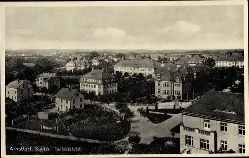 Ak Arnsdorf Sachsen, Teilansicht