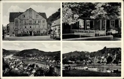 Ak Stadt Wehlen an der Elbe Sachsen, Röhringers Hotel Sächsische Schweiz