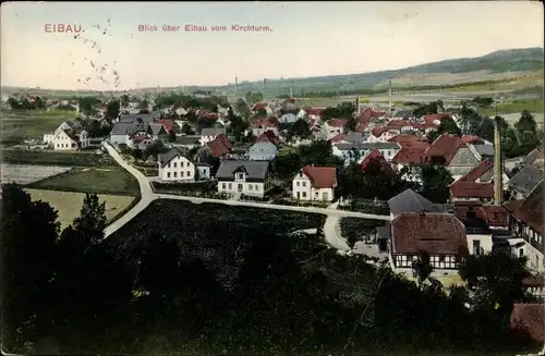 Ak Eibau Kottmar in der Oberlausitz, Panorama vom Kirchturm