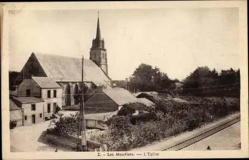 Ak Les Moutiers en Retz Loire Atlantique, Kirche