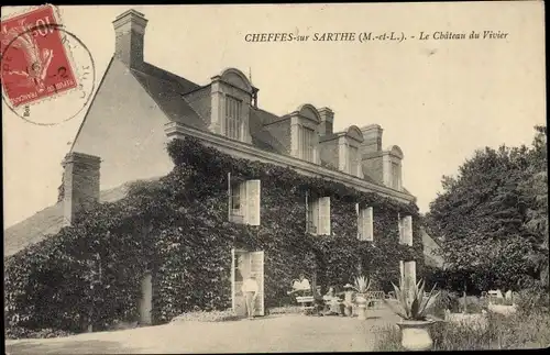 Ak Cheffes sur Sarthe Maine et Loire, Le Chateau du Vivier