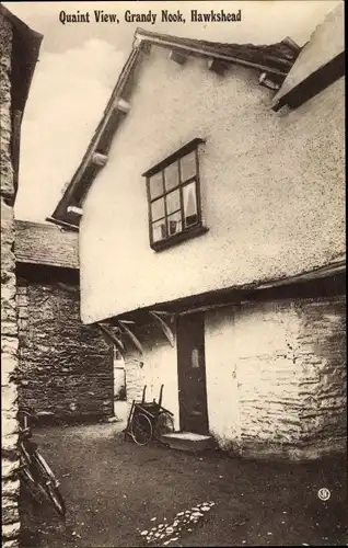 Ak Hawkshead North West England Quaint View, Grandy Nook