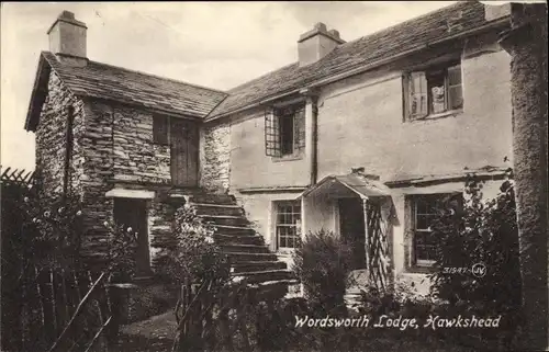 Ak Hawkshead Cumbria North West England, Wordsworth Lodge