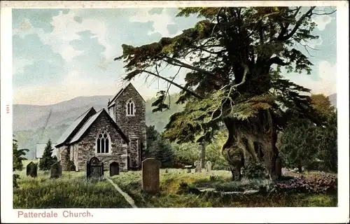 Ak Patterdale Cumbria North West England, Patterdale Church