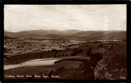 Ak Kendal Cumbria North West England, Looking North from Scout Scar