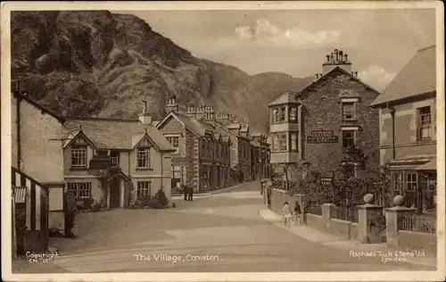 Ak Coniston Cumbria North West England, The Village